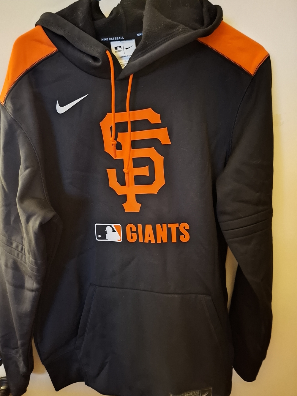 Nike San Francisco Giants Black & Orange Pullover Hoodie